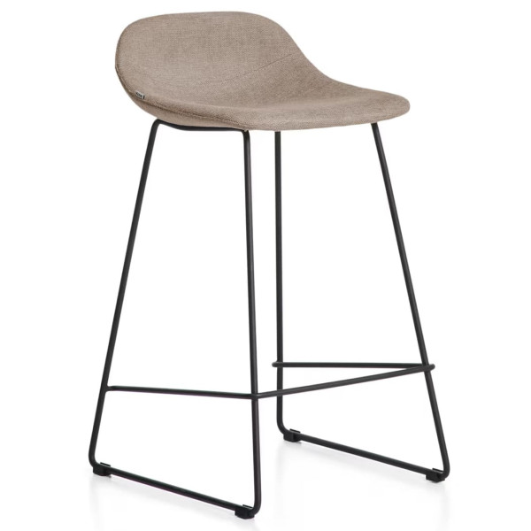 Барный стул La Forma ZAHARA C00533UP11 Коричневый ткань-0