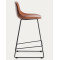 Барний стілець La Forma ZAHARA C00535UP10 Коричневий екошкіра-2-thumb