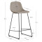 Барний стілець La Forma ZAHARA C00535UP11 Коричневий тканина-9-thumb