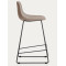 Барний стілець La Forma ZAHARA C00535UP11 Коричневий тканина-2-thumb