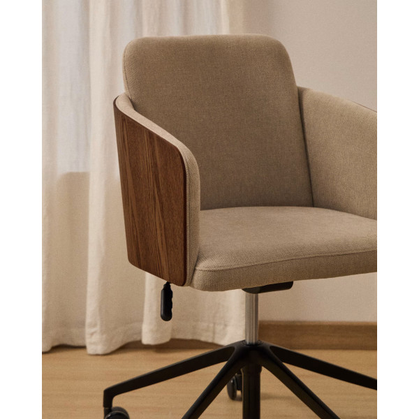 Офісне крісло для персоналу La Forma MADAI C0200001KY10 Коричневий/горіх-2