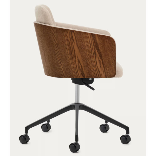 Офісне крісло для персоналу La Forma MADAI C0200001KY10 Коричневий/горіх-5