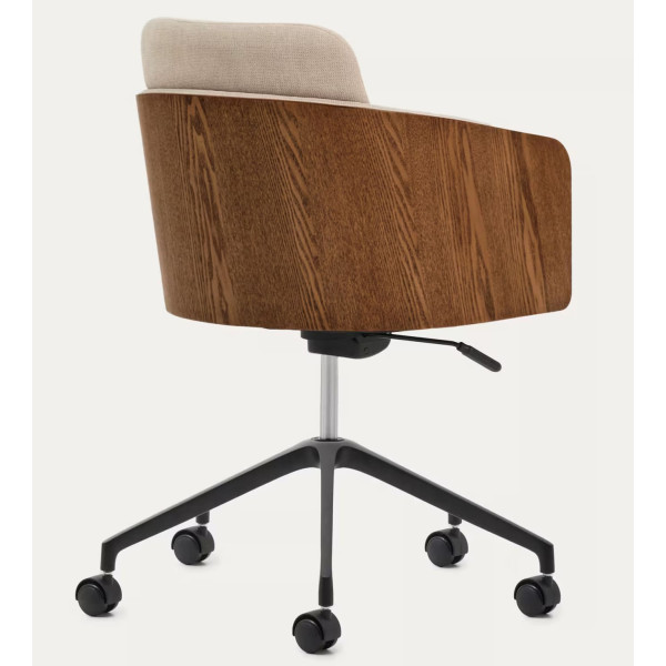 Офісне крісло для персоналу La Forma MADAI C0200001KY10 Коричневий/горіх-6