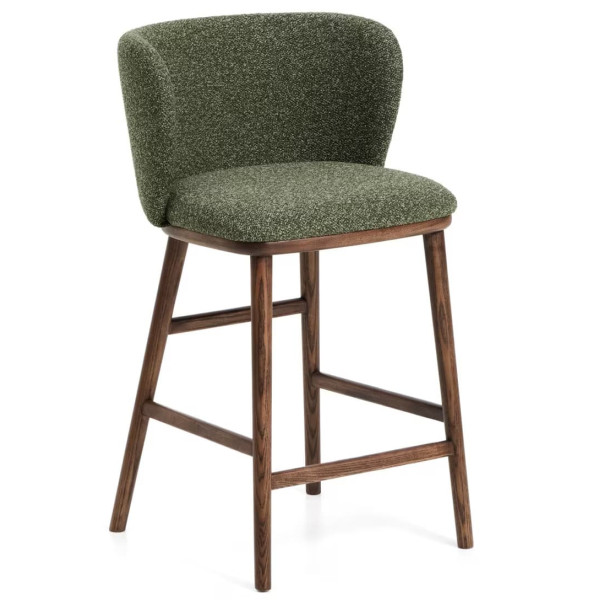 Напівбарний стілець La Forma CISELIA C00300VS06 Зелений-0