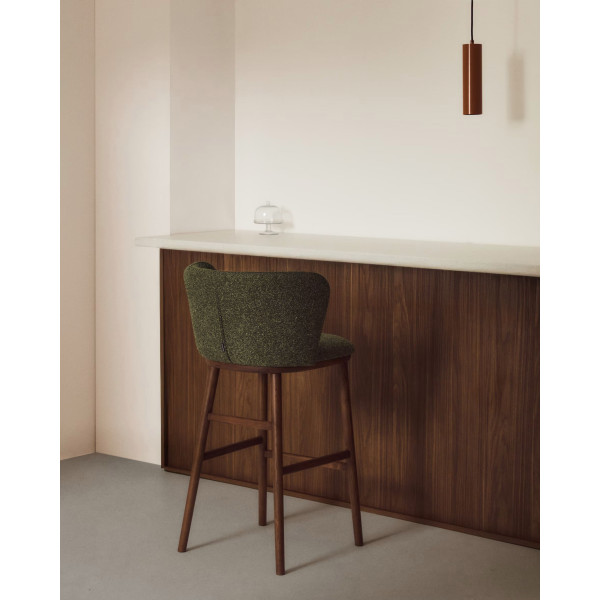 Напівбарний стілець La Forma CISELIA C00300VS06 Зелений-1