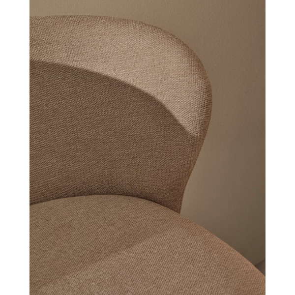 Полубарный стул La Forma CISELIA C06060KY12 Бежевый ткань-3