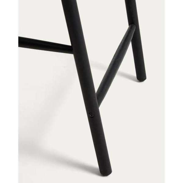 Напівбарний стілець La Forma Derile C00207CP01 Чорний-9