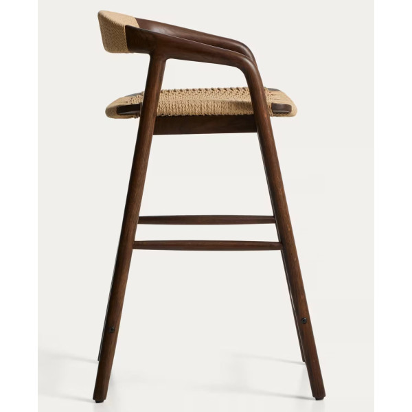 Напівбарний стілець La Forma Derile C00208CP39 Горіх/беж-2