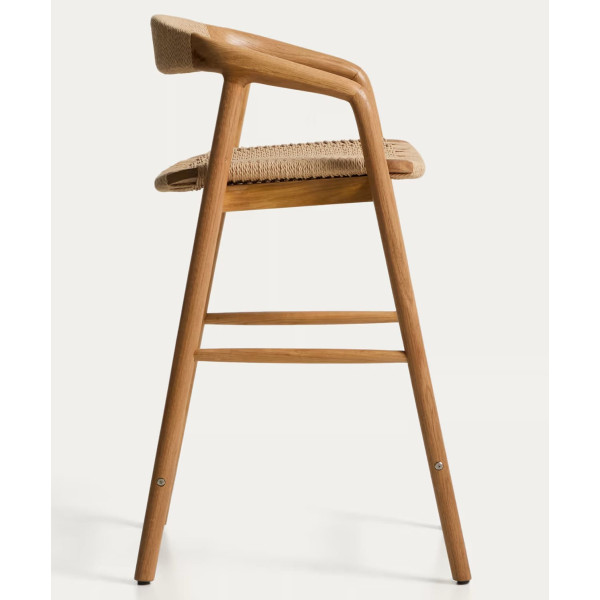 Напівбарний стілець La Forma Derile C00209CP39 Натуральний/беж-2