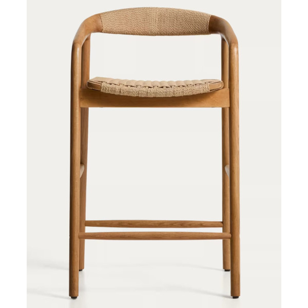 Напівбарний стілець La Forma Derile C00209CP39 Натуральний/беж-1