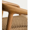 Напівбарний стілець La Forma Derile C00209CP39 Натуральний/беж-5-thumb