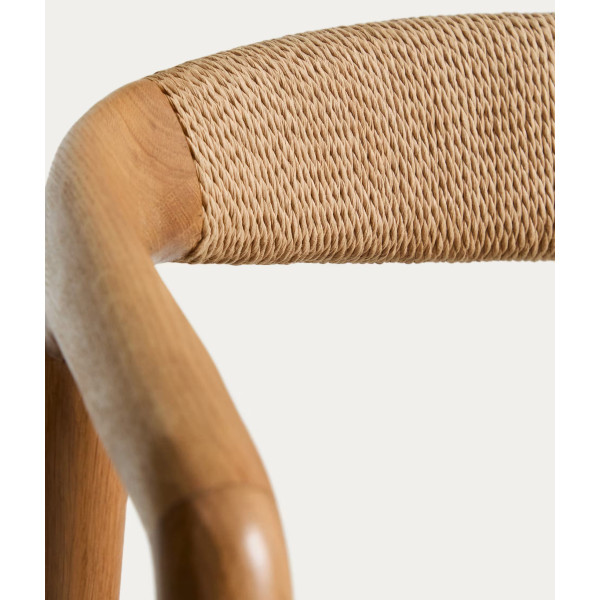 Напівбарний стілець La Forma Derile C00209CP39 Натуральний/беж-8