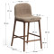 Полубарный стул La Forma Elnor C00452UP10 Коричневый-13-thumb