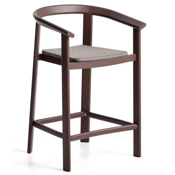 Полубарный стул La Forma Erice O00308RO09 Коричневый-4