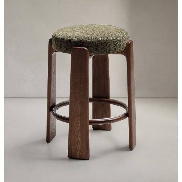 Напівбарний стілець La Forma Granite C00234MF06 Зелений-1