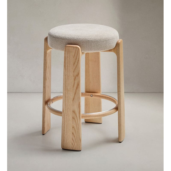 Полубарный стул La Forma Granite C00235MF12 Бежевый-1