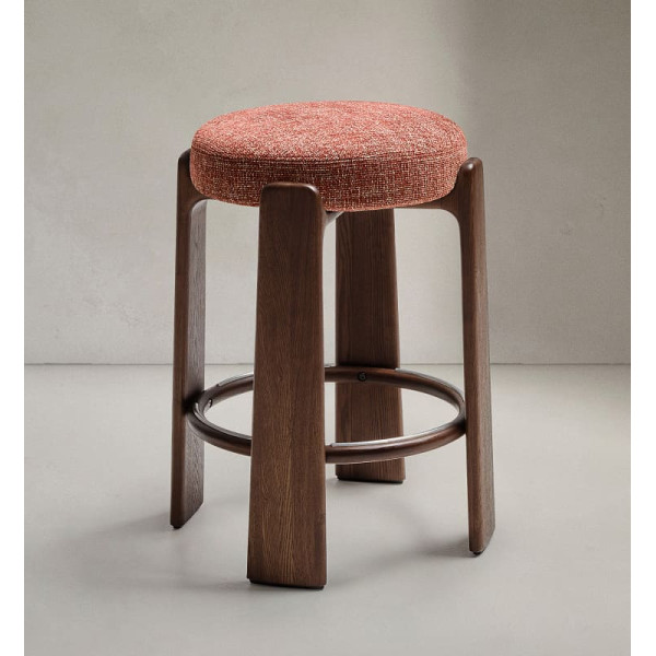 Полубарный стул La Forma Granite C00236MF59 Терракотовый-1