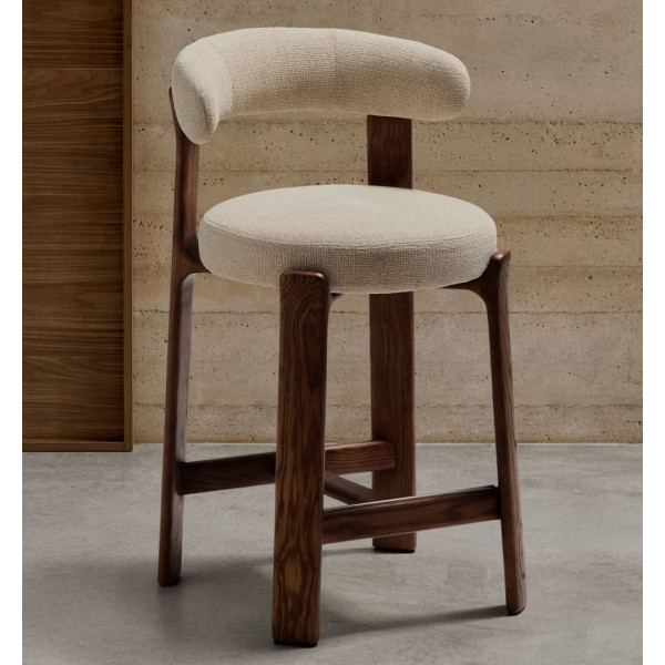 Полубарный стул La Forma Granite C00180FA12 Бежевый-0