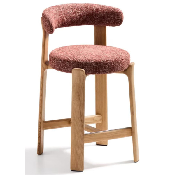 Напівбарний стілець La Forma Granite C00183FA59 Теракотовий-1