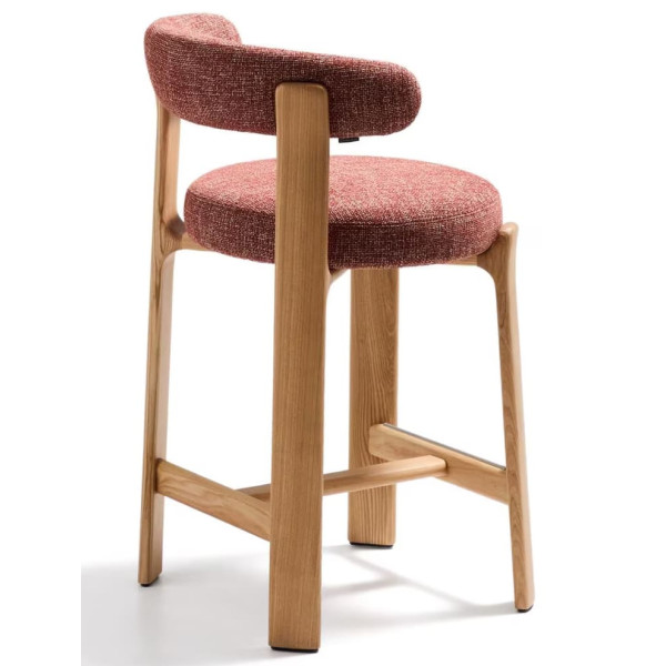 Напівбарний стілець La Forma Granite C00183FA59 Теракотовий-4