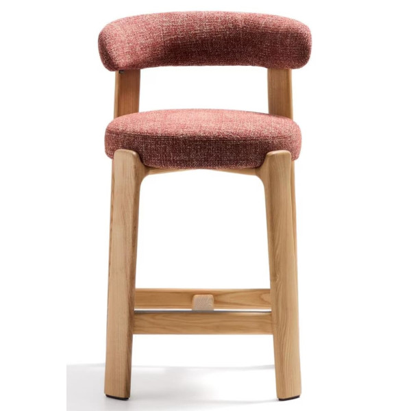 Напівбарний стілець La Forma Granite C00183FA59 Теракотовий-2