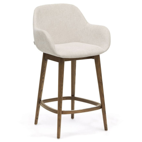 Полубарный стул La Forma Konna C06004KY12 Бежевый ткань-0