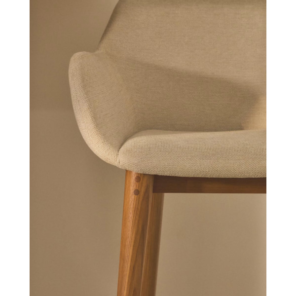 Полубарный стул La Forma Konna C06004KY12 Бежевый ткань-2