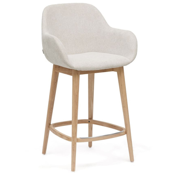 Полубарный стул La Forma Konna C06032KY12 Бежевый ткань-0