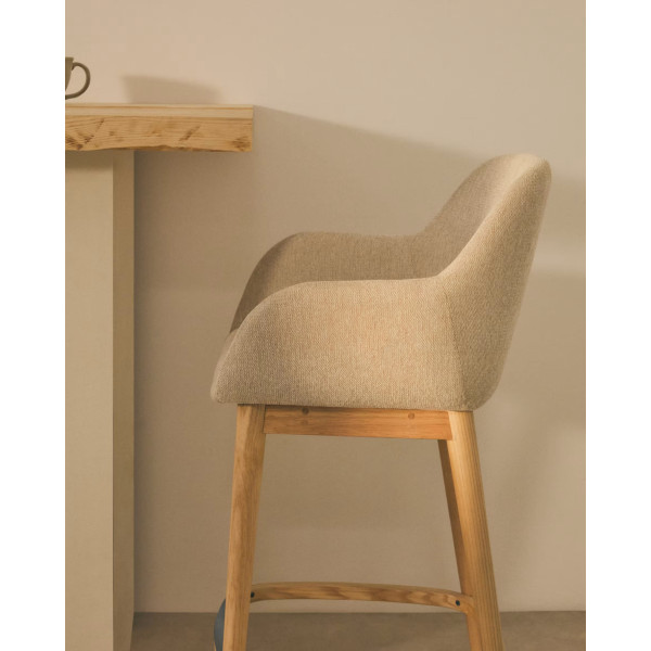 Полубарный стул La Forma Konna C06032KY12 Бежевый ткань-2