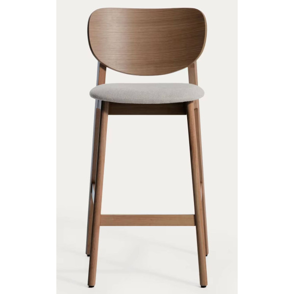 Полубарный стул La Forma Ludara C00601MR10 Коричневый/орех-3