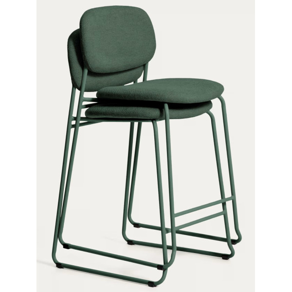 Полубарный стул La Forma Meli C00439UP06 Зеленый-4