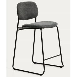 Напівбарний стілець La Forma Meli C00329UP15 Сірий