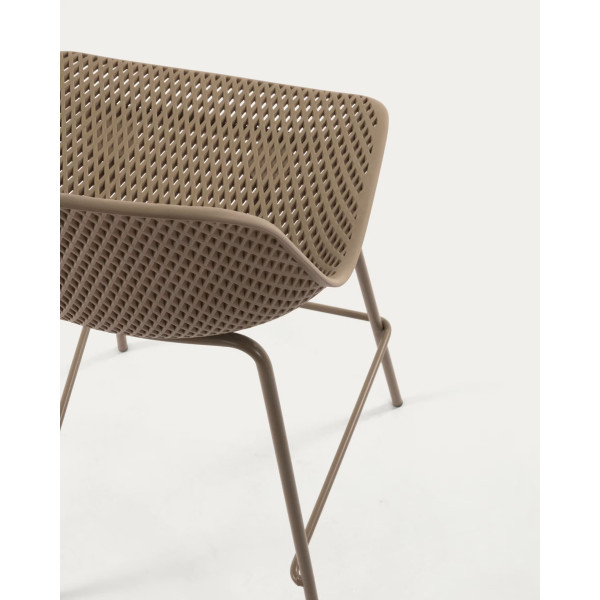 Напівбарний стілець La Forma Quinby Бежевий-5