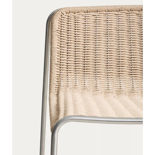 Напівбарний стілець La Forma Tavari C00263RO12 Бежевий-5