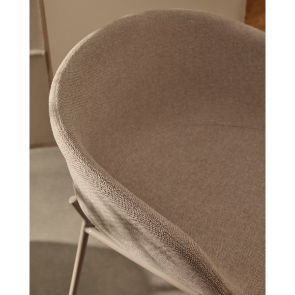 Полубарный стул La Forma YVETTE C0600084BF12 Бежевый ткань-2