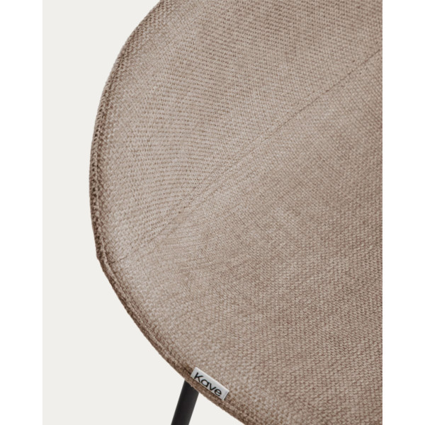 Напівбарний стілець La Forma ZAHARA C00532UP11 Коричневий тканина-6