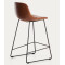 Полубарный стул La Forma ZAHARA C00534UP10 Коричневый экокожа-3-thumb