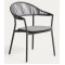 Уличный стул La Forma Alimia O00650SW02 Серый/Графит-4-thumb