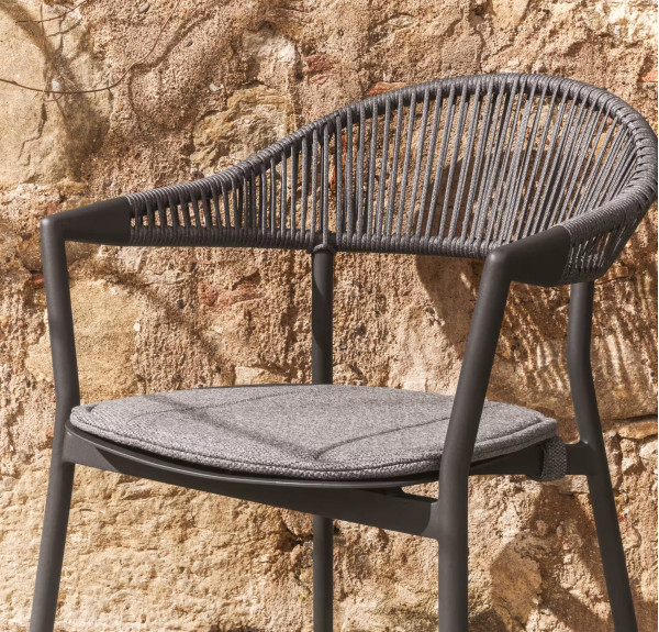 Уличный стул La Forma Alimia O00650SW02 Серый/Графит-1