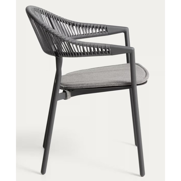 Уличный стул La Forma Alimia O00650SW02 Серый/Графит-6