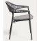 Уличный стул La Forma Alimia O00650SW02 Серый/Графит-6-thumb