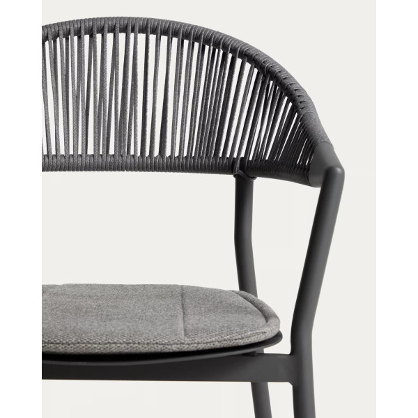 Уличный стул La Forma Alimia O00650SW02 Серый/Графит-8