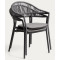 Уличный стул La Forma Alimia O00650SW02 Серый/Графит-7-thumb
