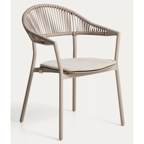 Уличный стул La Forma Alimia O00650SW12 Коричневый/Taupe-3