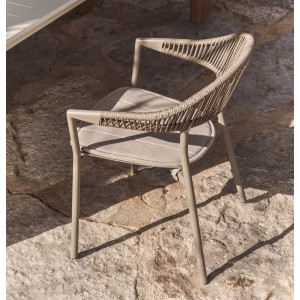 Уличный стул La Forma Alimia O00650SW12 Коричневый/Taupe
