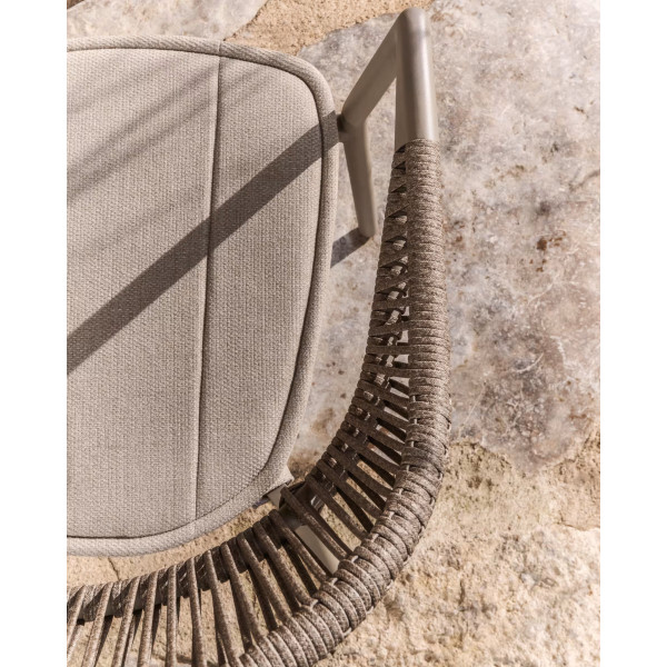 Уличный стул La Forma Alimia O00650SW12 Коричневый/Taupe-2