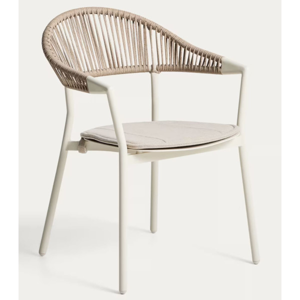 Уличный стул La Forma Alimia O00650SW39 Бежевый/Экрю-5