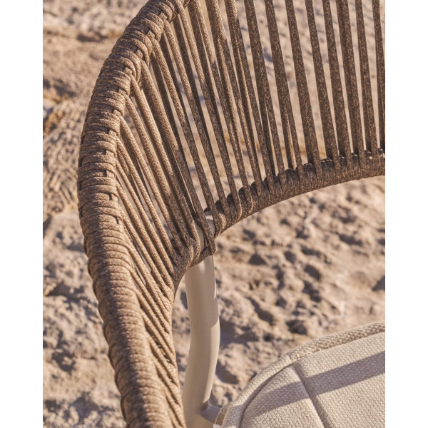 Уличный стул La Forma Alimia O00650SW39 Бежевый/Экрю-3