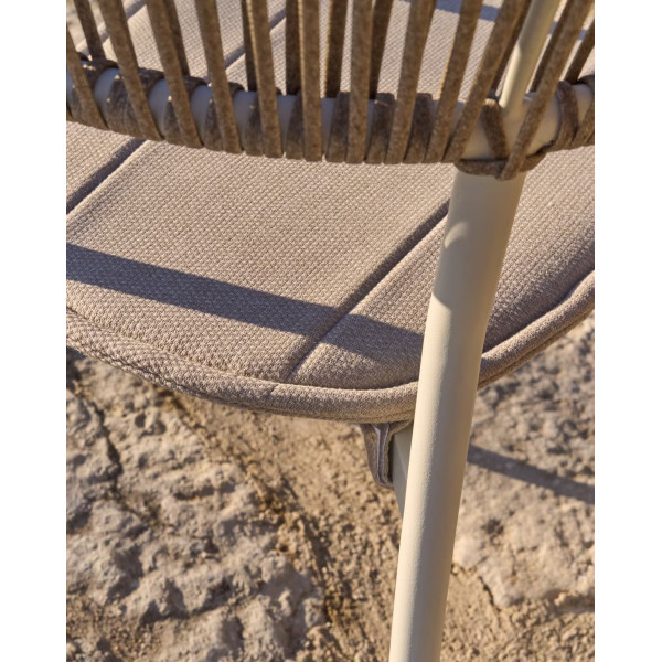Уличный стул La Forma Alimia O00650SW39 Бежевый/Экрю-4