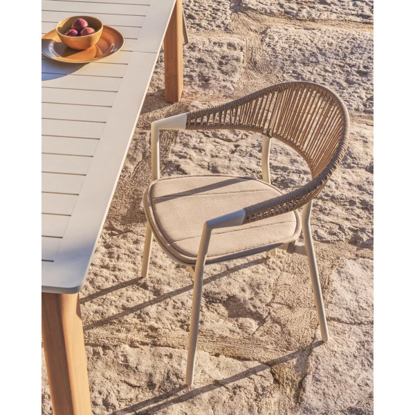 Уличный стул La Forma Alimia O00650SW39 Бежевый/Экрю-1